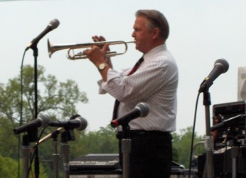 Bro. Jerry with trumpet